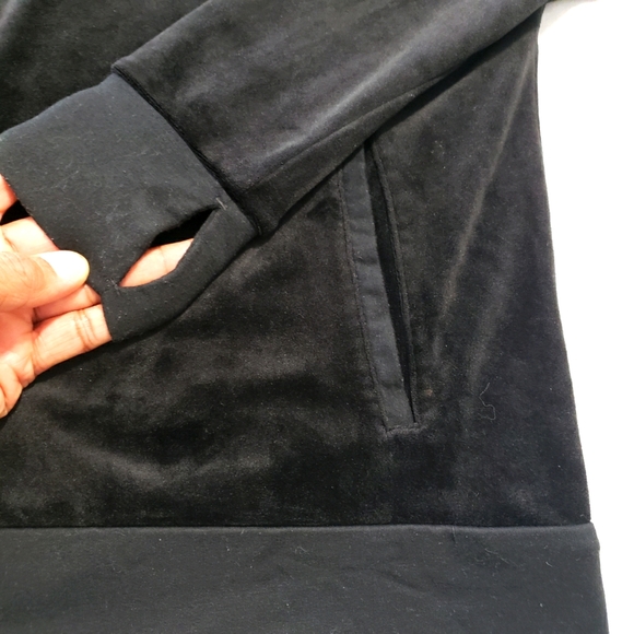 Champion Velour Woman's 1/4 Zip up Pullover Size Small - Picture 6 of 10